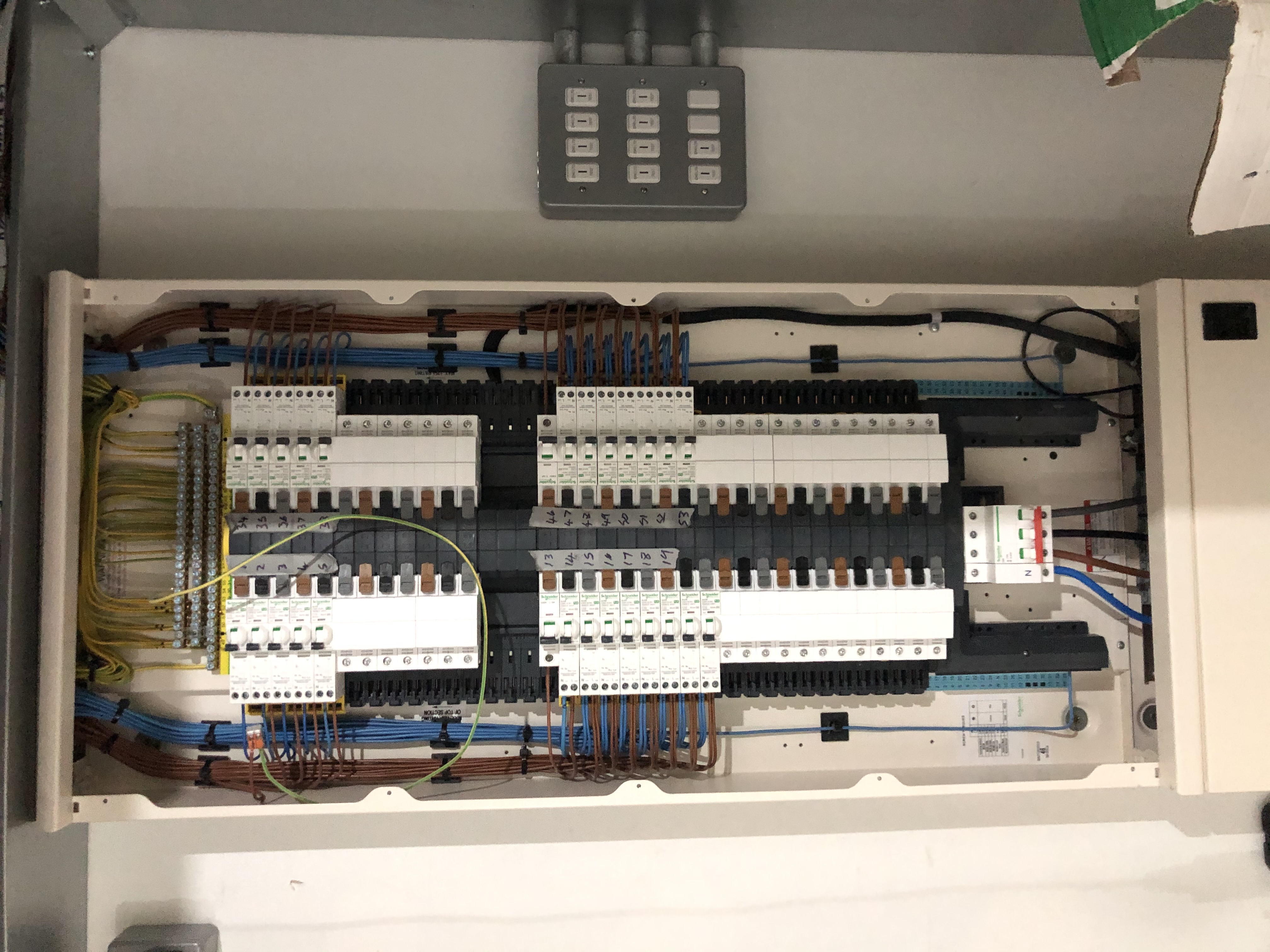 Emanee electrical distribution board